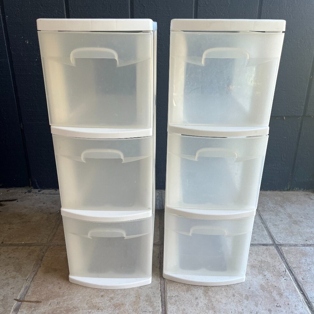 Plastic Storage Drawers - $10 Cash OBO